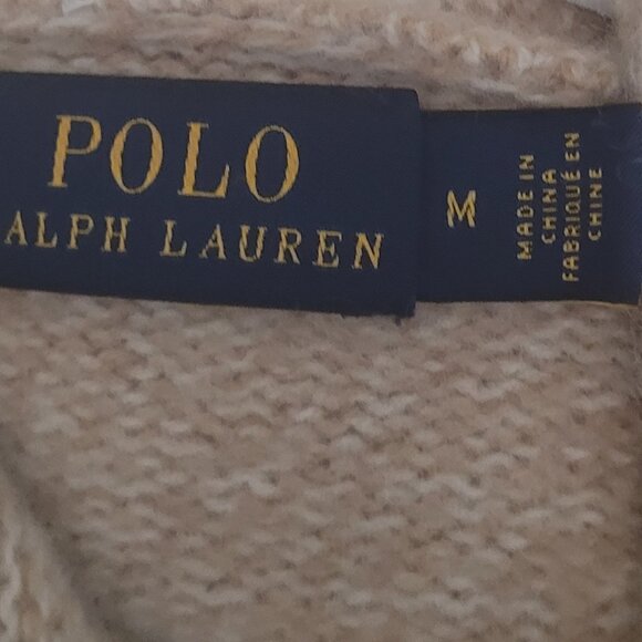 Polo by Ralph Lauren Tan Sweater with Bear Design - Picture 10 of 11